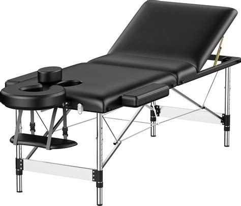 Vesgantti Table De Massage Pliante Portable Aluminium 3 Zones Lit