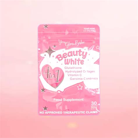 YOU GLOW BABE Beauty White 4in1 Glutathione Capsule 30 Capsules Lazada PH