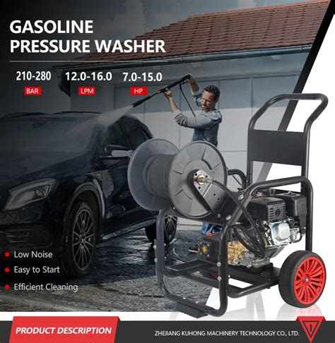 Kuhong 250bar 3600psi Key Or Button Start Gasoline Pressure Washer Buy Gasoline Pressure