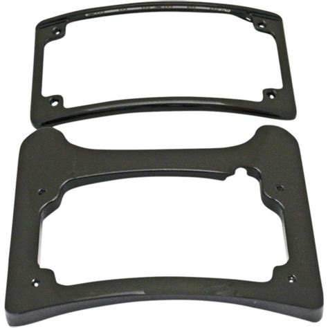 Custom Dynamics License Plate Frame Kit Black CD TS ELIM B