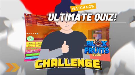 The Ultimate Blox Fruits Quiz Roblox Youtube