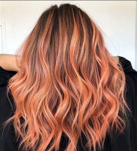 Brilliant Orange Peach Hair Color Ideas In Hair Everyday Review