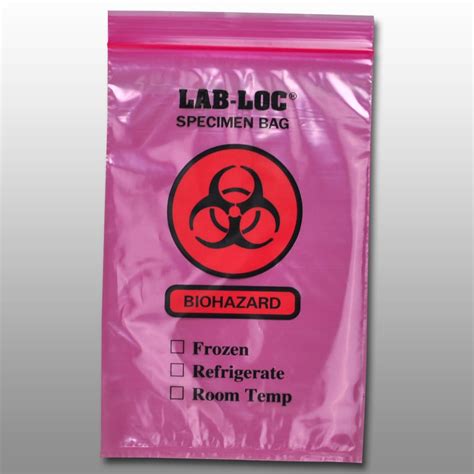 Lk Packaging Lab Re Lab Loc Reclosable Wall Specimen Bags X