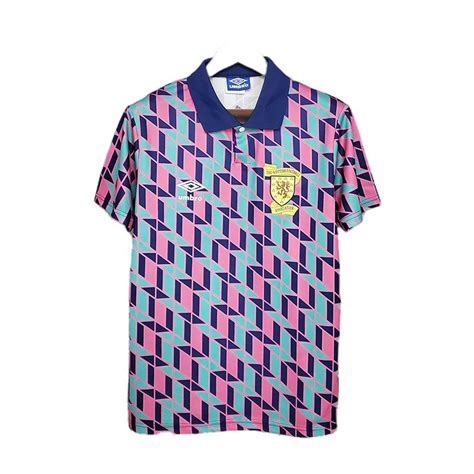 Camiseta Escocia Segunda Equipación 1988 89 Cuirz