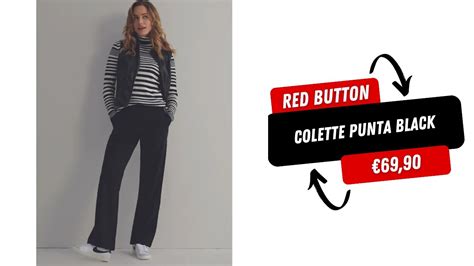 Red Button Jeans Colette Punta Black YouTube