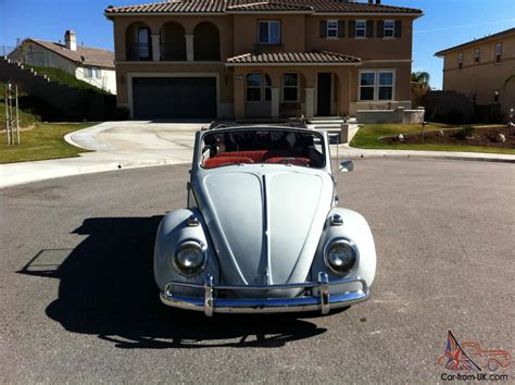 Convertible Volkswagen Classic Beetle Custom Cabriolet Lowered Vw