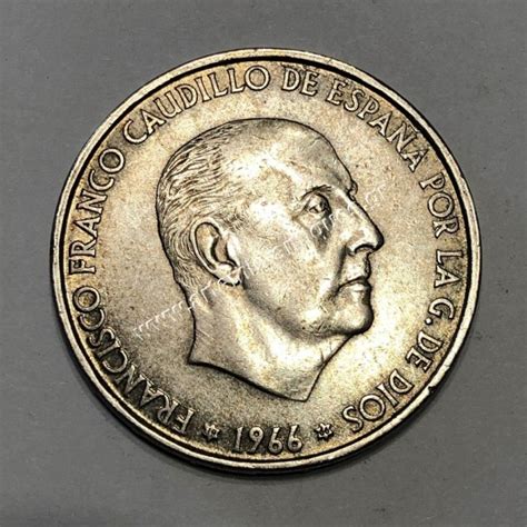 100 Pesetas 1966 66 Francisco Franco Spain