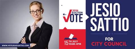 Election Campaign Facebook Cover Template Postermywall