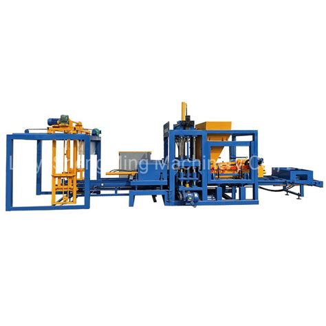 Fully Automatic Cement Hollow Interlock Paving Blocks Machine Qt