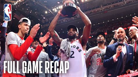 Bucks Vs Raptors Toronto Makes History Game 6 Youtube