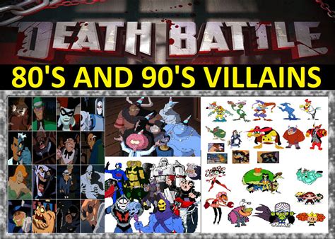 80s And 90s Cartoon Villains Battle By Bart Toons On Deviantart