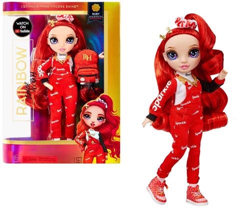 Rainbow High Junior High Fashion Doll Ruby Anderson Red Images At