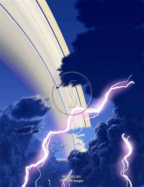 Gigantic storms rage in Saturn's cloudy surface. | Stocktrek Images