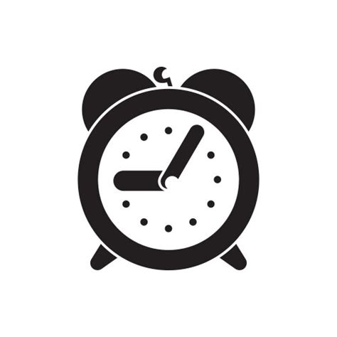 Cartoon Doodle Alarm Clock Royalty Free Vector Image