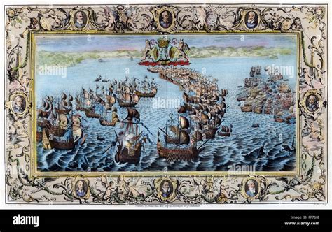 Spanish Armada 1588 Ntwo Battles Between The English Royal Navy And