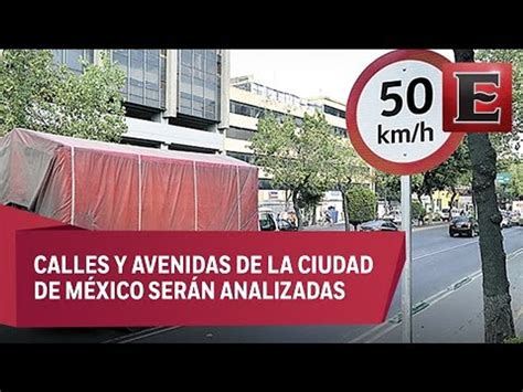 Reclasificarán Los Límites De Velocidad En La Cdmx Vídeo Dailymotion