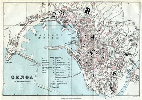 Pin Su Mappe E Vedute Genova