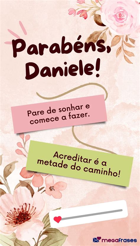 Mensagens De Parab Ns E Feliz Anivers Rio Para Daniele