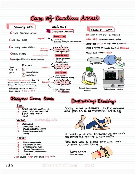 Code Blue Quick Reference Sheet For Nurses Nursing Students Artofit