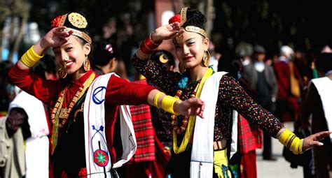 Nepal Kathmandu Tharu Community Maghe Sankranti Festival