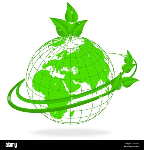 ecology of the planet earth vector illustration Stock Photo - Alamy