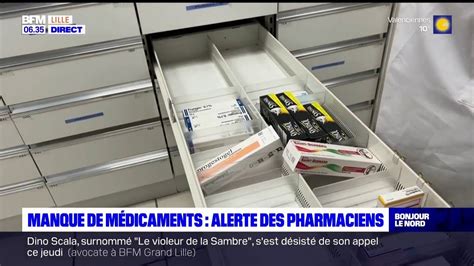 Pas de Calais les pharmaciens alertent sur le manque de médicaments