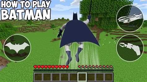 How To Play Batman In Minecraft Batman Realistic Superheroes Gameplay