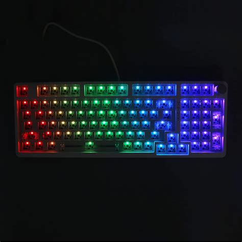 RGB DIY Mechanical Keyboard Kit Hot Swappable Bluetooth G Wired Modes Custom Gaming