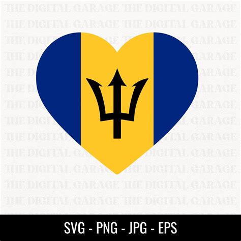 Barbados Flag SVG PNG, Love Barbados, Barbados Svg, Barbados Clipart ...