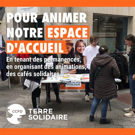 Bénévolat NANTES animation à lEspace Solidaire Le CCFD Terre