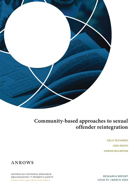 Community Based Approaches To Sexual Offender Reintegration Anrows Australias National