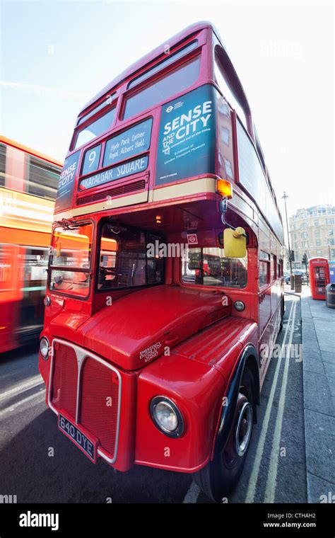 england london double decker routemaster bus stock photo alamy