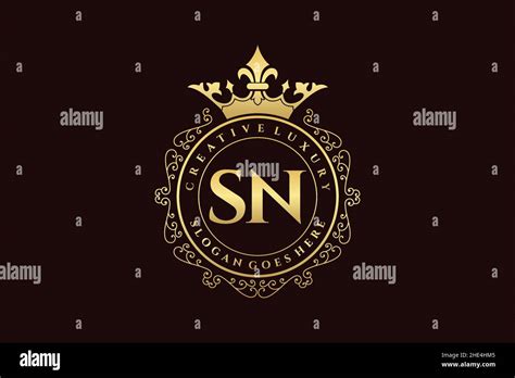 Sn Monogram Stock Vector Images Alamy