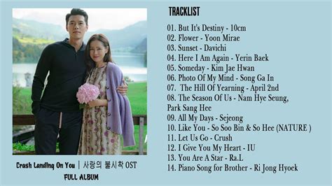 [FULL ALBUM] CRASH LANDING ON YOU OST FULL l 사랑의 불시착 OST FULL - YouTube ...