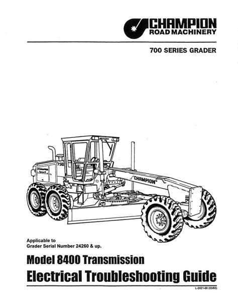 Champion 710 720 730 740 750 780 A Grader Pdf Shop Manual