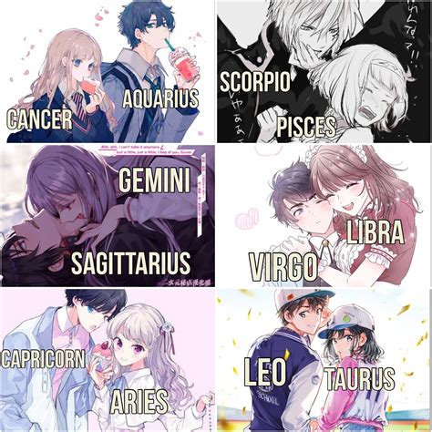 Anime Couples Zodiac Signs - Anime Wallpaper HD