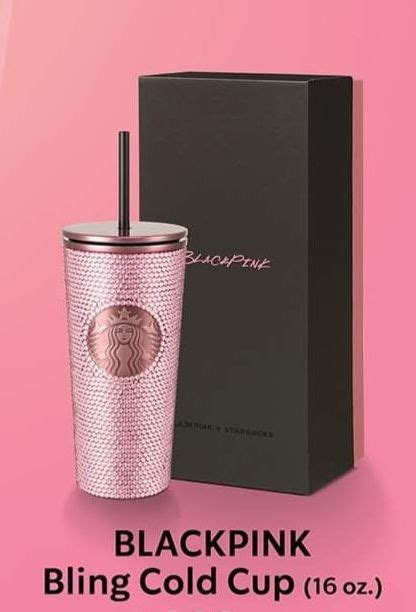 Starbucks Blackpink Bling Cold Cup 16 Oz Lazada Co Th