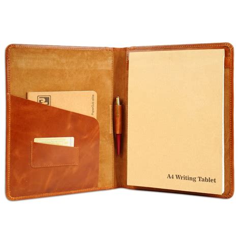 Heavy Duty Buffalo Leather Legal Pad Portfolio Handmade Executive