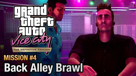 Gta Vice City Gameplay Mission Black Alley Brawl Youtube