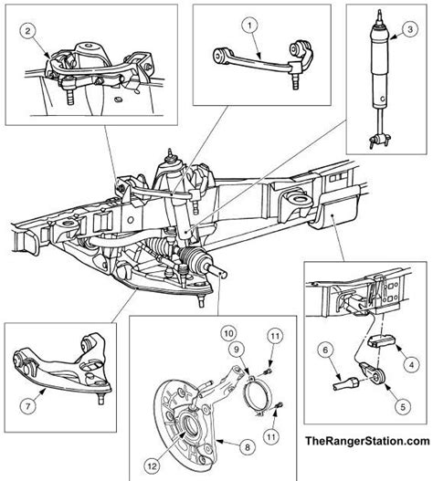 4wd Ford F150 Front Suspension Diagram