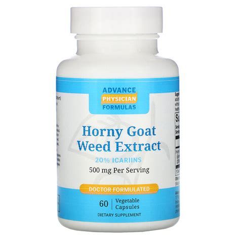 Advance Physician Formulas Horny Goat Weed Extract Mg