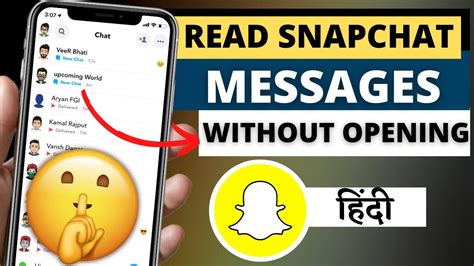 How To Read Snapchat Messages Without Opening Them In Read