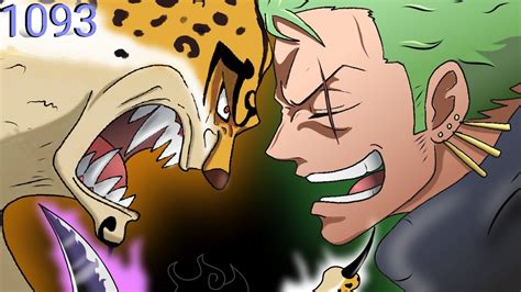 Zoro Vs Lucci Awakened One Piece Chapter 1093 Fan Animation YouTube