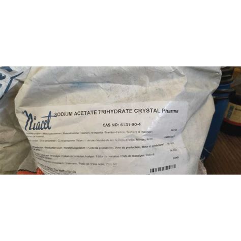 Jual Na Acetate Sodium Acetat Trihydrate Sod Natrium Asetat G