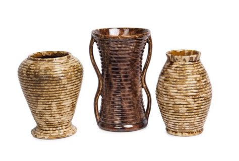 Bendigo Pottery Beehive Vases - Set of Three - Bendigo Pottery - Ceramics