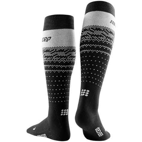 Cep Ski Thermo Merino Kompressionssocken Herren Farbe Schwarz Wp V