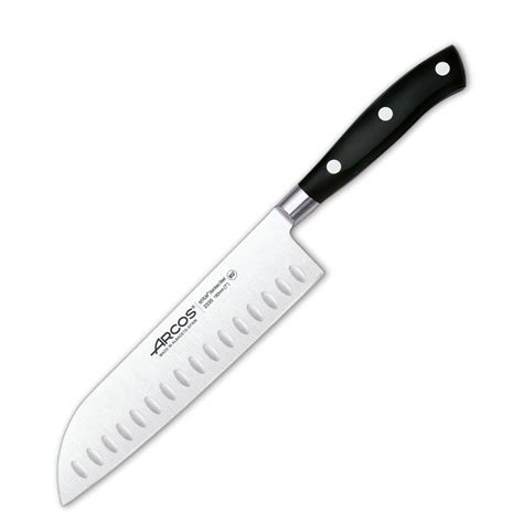 Arcos Riviera Cuchillo Santoku Alveolado Cm Acero Inoxidable