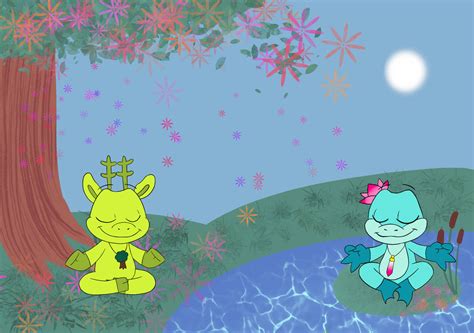 Meditatin Meggy And Lily Leapfrog By Tazyanadevil On Deviantart