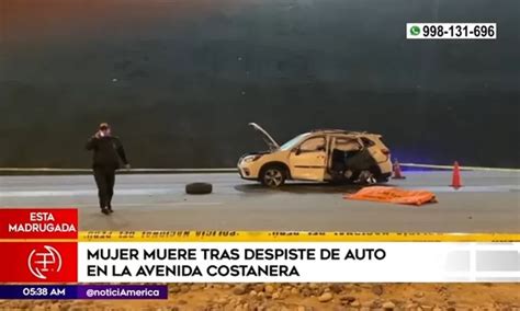 San Miguel Mujer Muri Tras Despiste De Auto En Avenida Costanera