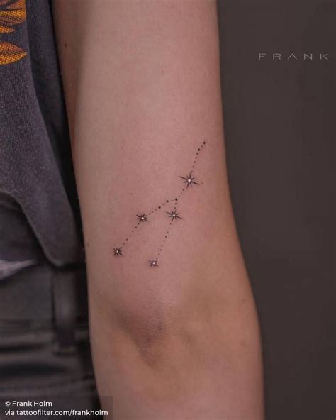 Orion Tattoo Taurus Constellation Tattoo Astronomy Tattoo Bull